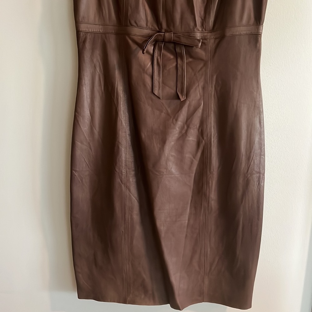 Robert Rodriguez Leather Bow Dress - Picture 11 of 17